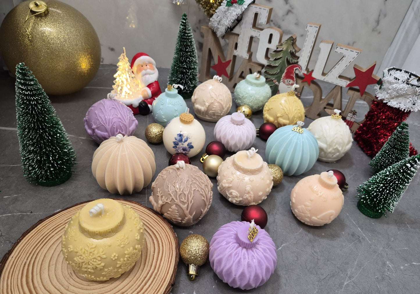 Bolas de Navidad - Pack de 6 unidades