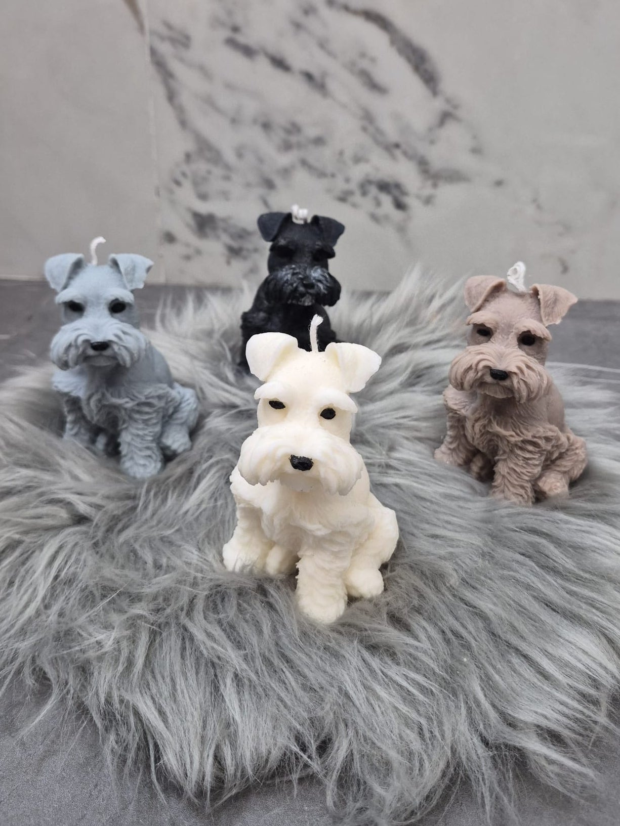 Vela Decorativa Schnauzer