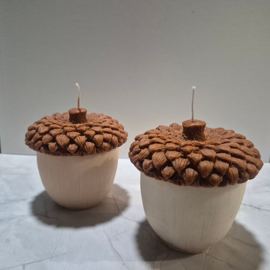 Pack Velas Decorativas Bellotas