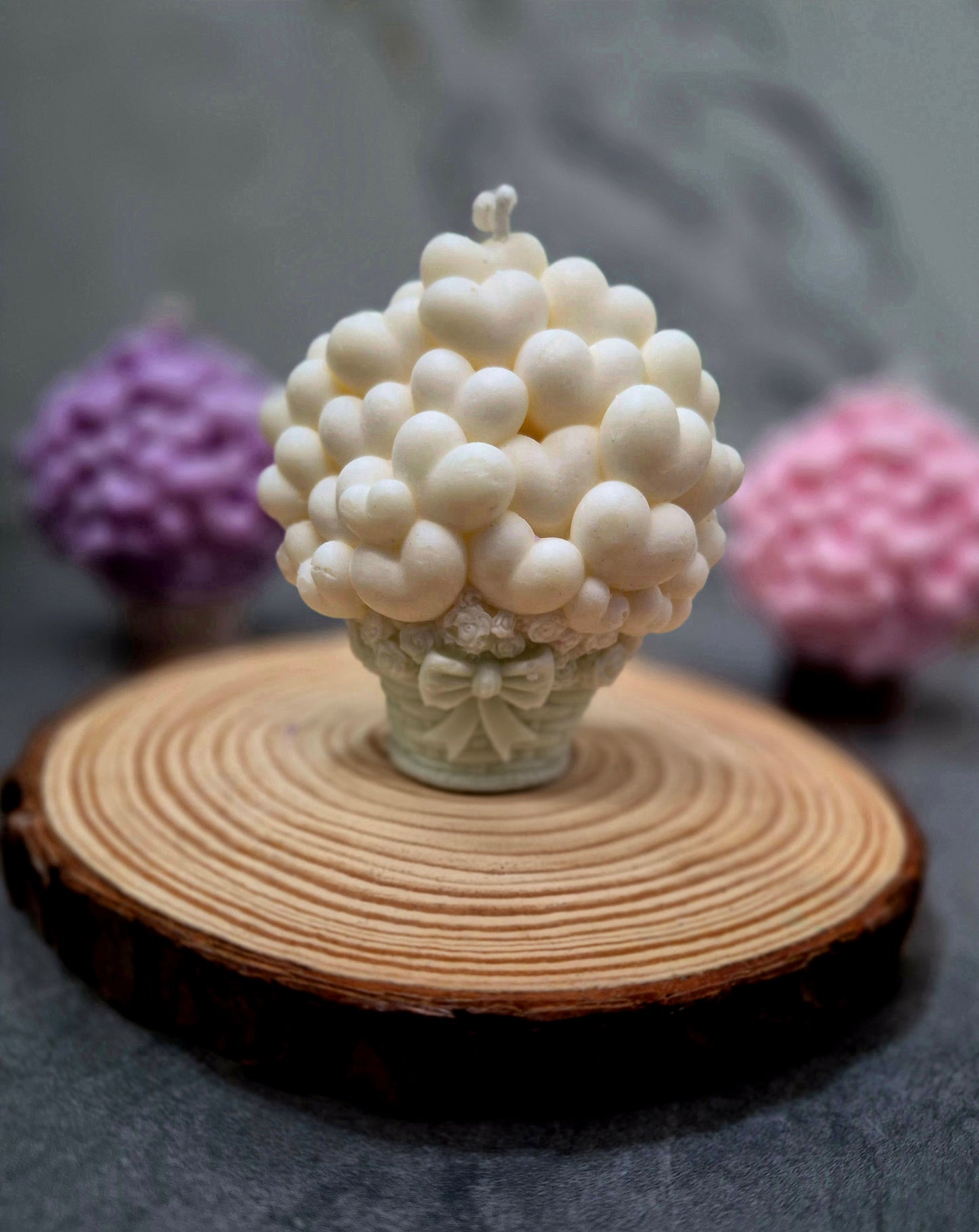 Vela Cesta de Corazones