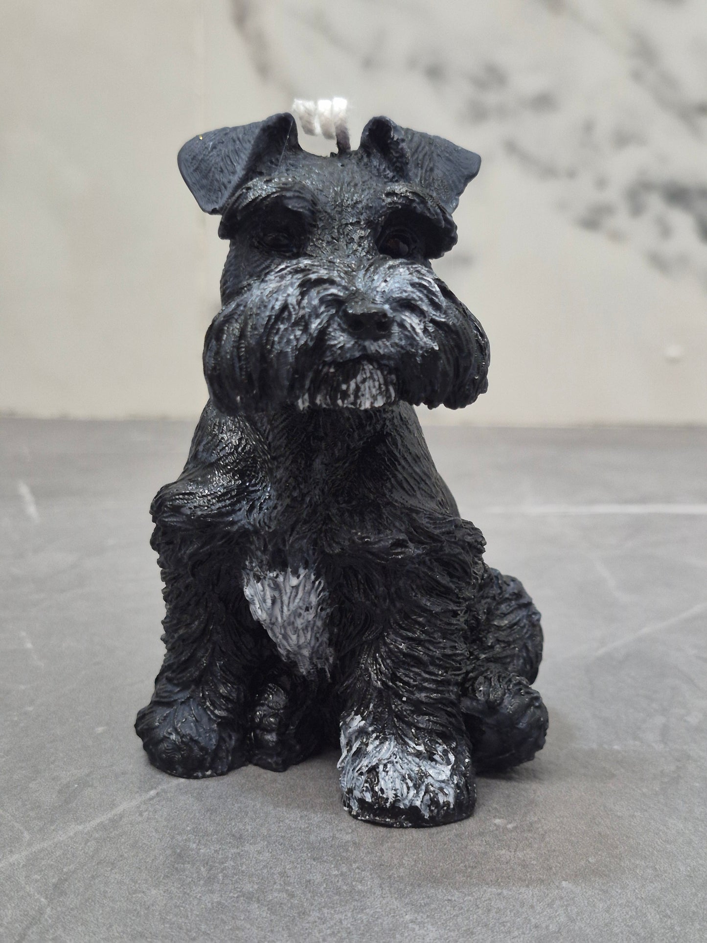 Vela Decorativa Schnauzer