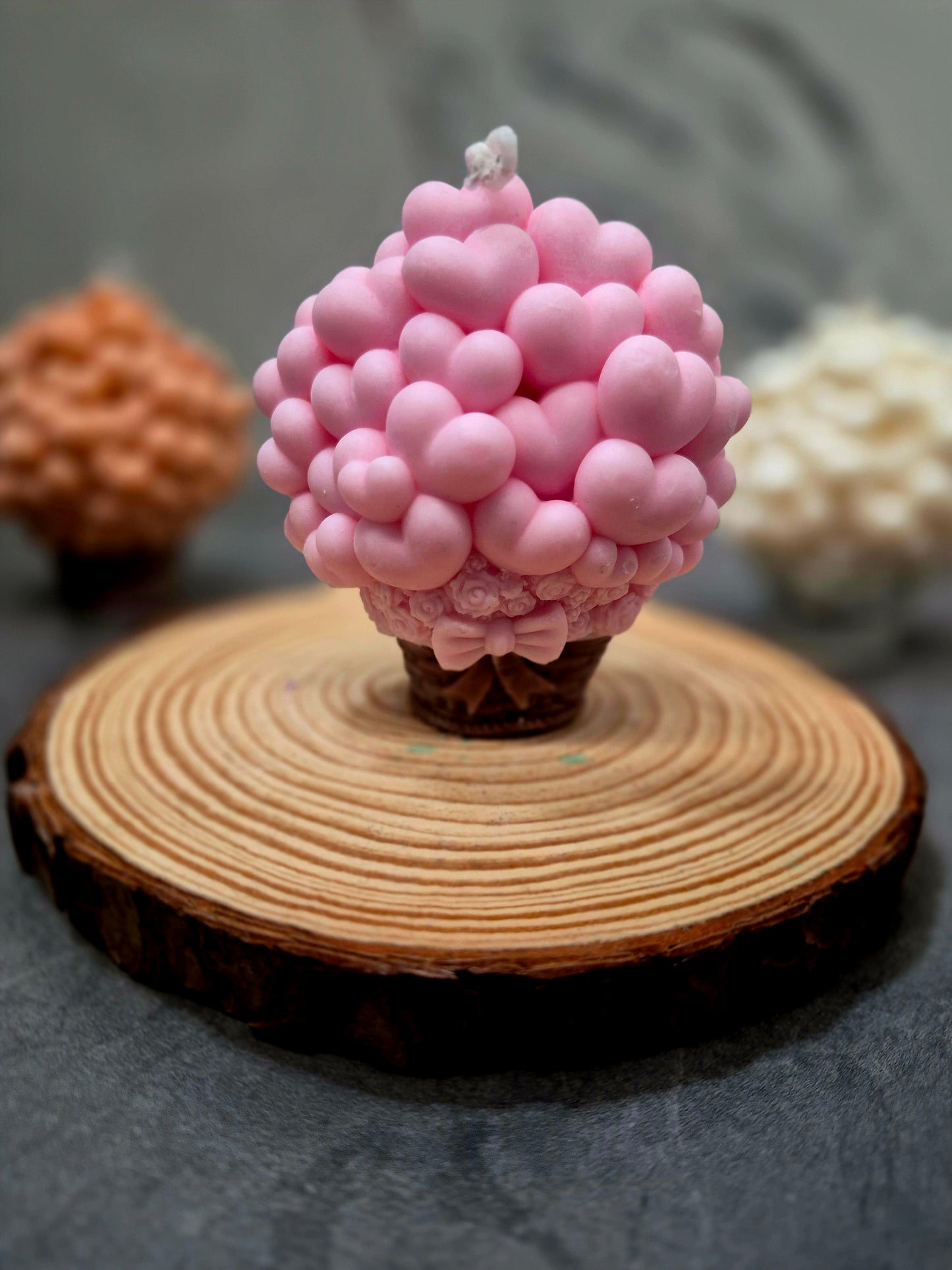 Vela Cesta de Corazones