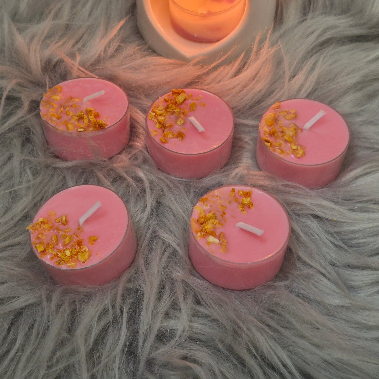 Velas de Té con aroma ZUMO DE LUZ