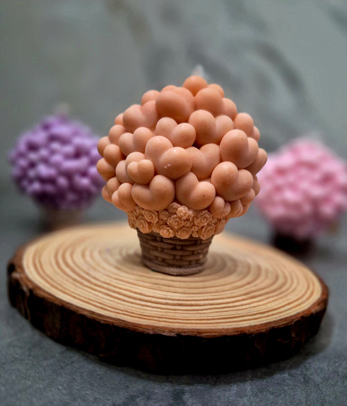 Vela Cesta de Corazones